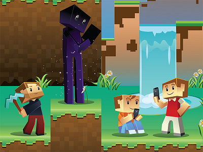 Minecon game minecon minecraft pixel