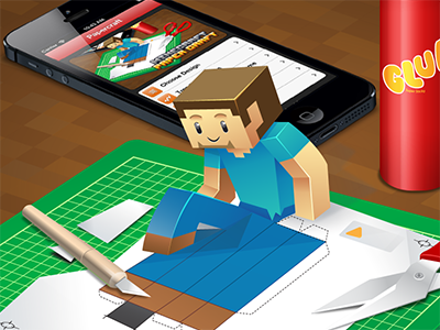 Minecraft: Papercraft Studio, Apps