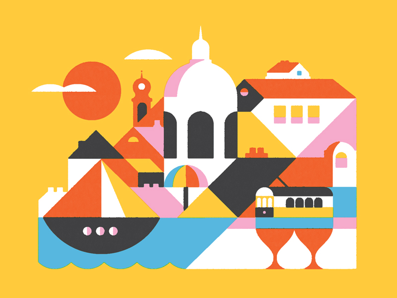 Lisbon by Pavlov Visuals on Dribbble