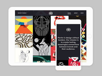 Pavlov Visuals website