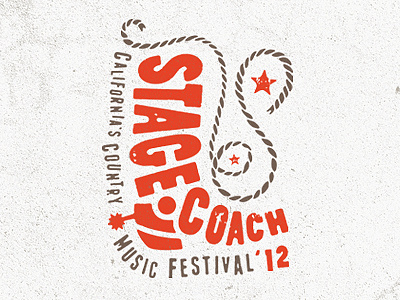 Stagecoach boot branding country hand lettering type