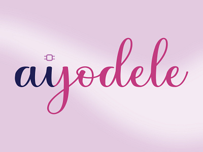 Ayodele + AI ai branding design flat illustration logo wordmark