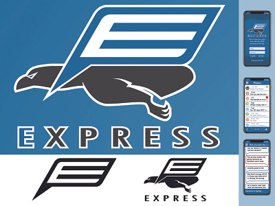 Express app bird branding design eagle express flat illustration logo logo design mockup ui ui ux uiux uiuxdesign