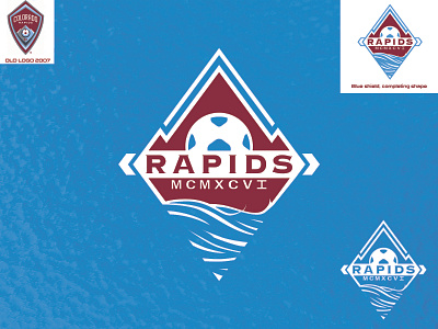 MLS Colorado Rapids Logo Rebrand