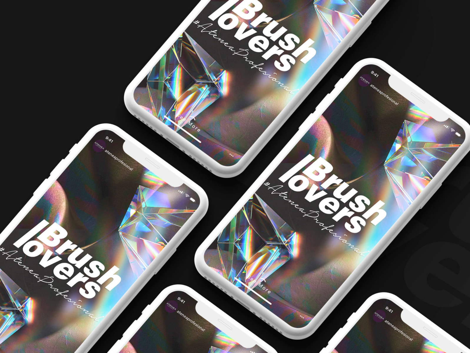 Brush lovers by Alexandra on Dribbble