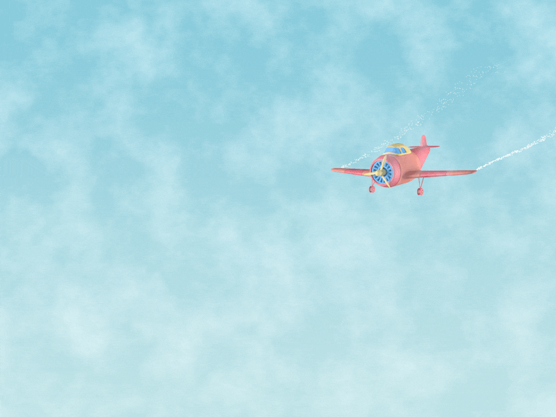 03/30 airplane ae animation design illustration ux