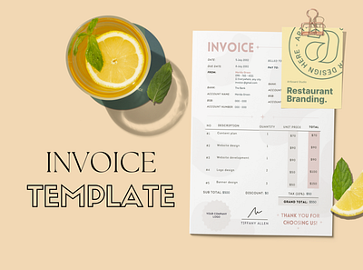 an invoice template