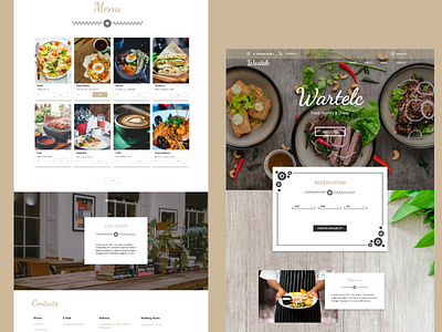 Wartelc - Landing Page design typography ui ux web website
