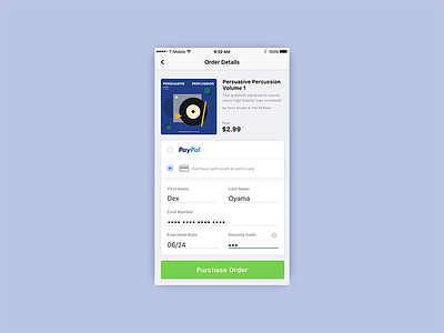 Credit Card - Buying Music card checkout credit daily ui ui
