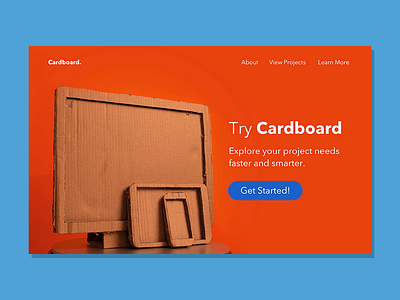 Try Cardboard - Landing Page