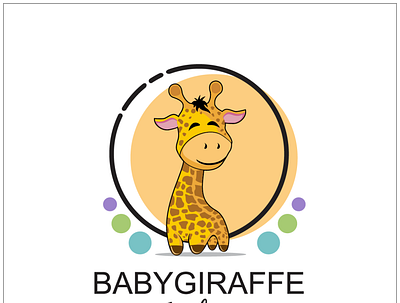 baby giraffe animals animals logo baby giraffe giraffe illustration vector wild
