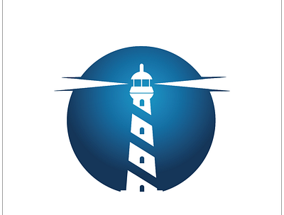 lighthouse beach illustration lighthouse lighthouse logo logo ocean safety sea vector