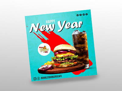 Food creative New Years Poster ai ai designer brand ai designer branding creative design designer ai ps lb icon logo poster typography vector