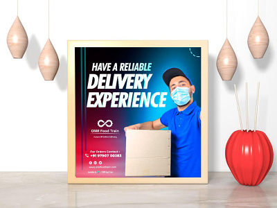 Delivery Services  Social media design graphics, Creative poster