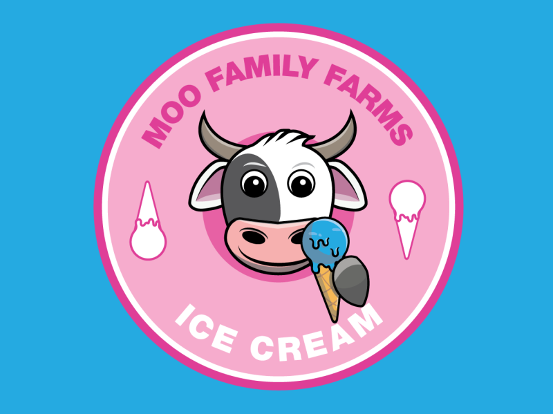 Day 27Ice Cream Shop Logo by Marcus Cooley on Dribbble