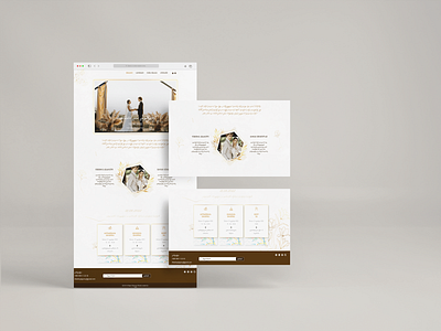 Landing page for wedding agency design landingpage webdesign wedding wedding agency