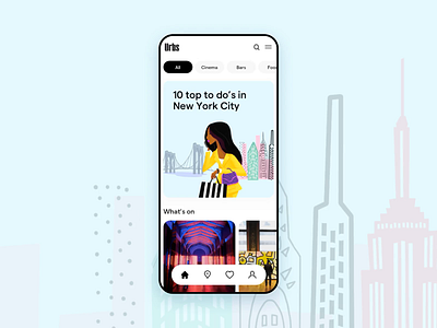 Urbs App Interactions animation illustration mobile interaction mobile interface principle product design prototype ui design ui ux user interface