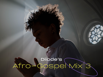Music Poster - Afro Gospel Mix branding graphic design ui