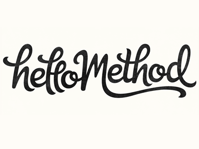 Method brush script custom type drawing hand drawn illustration lettering script sketch type typography