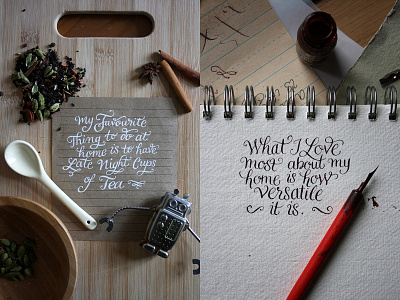 Hand lettering
