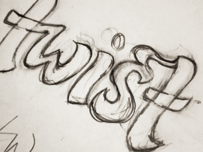 st ligature brush script draft hand drawn illustration in progress lettering ligature logo process script sketch sketchbook type typography wordmark