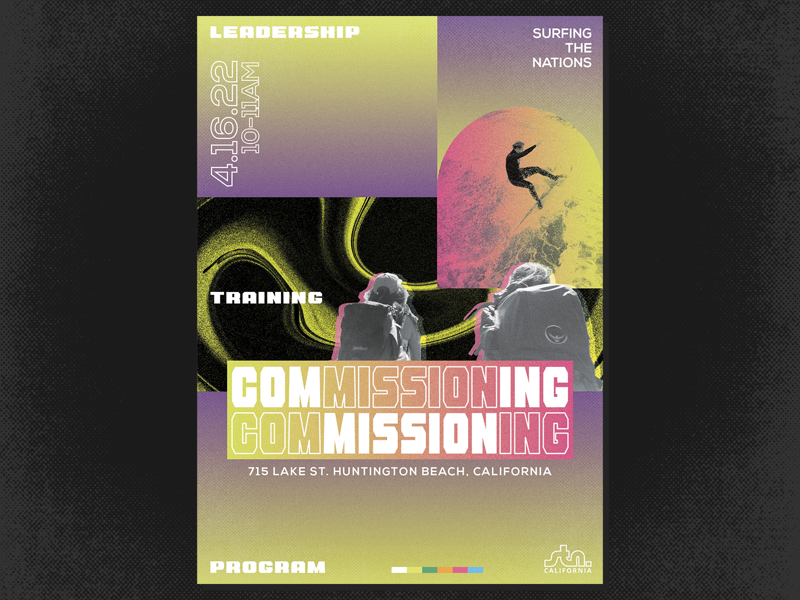 Surfing Event Poster By Jake Lutz On Dribbble   Dribbblemockup 4x 