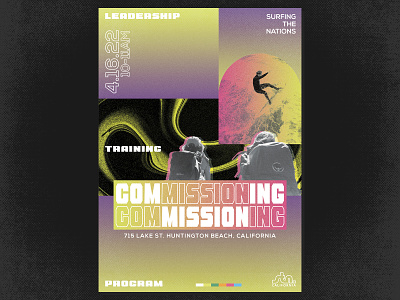 Surfing Event Poster