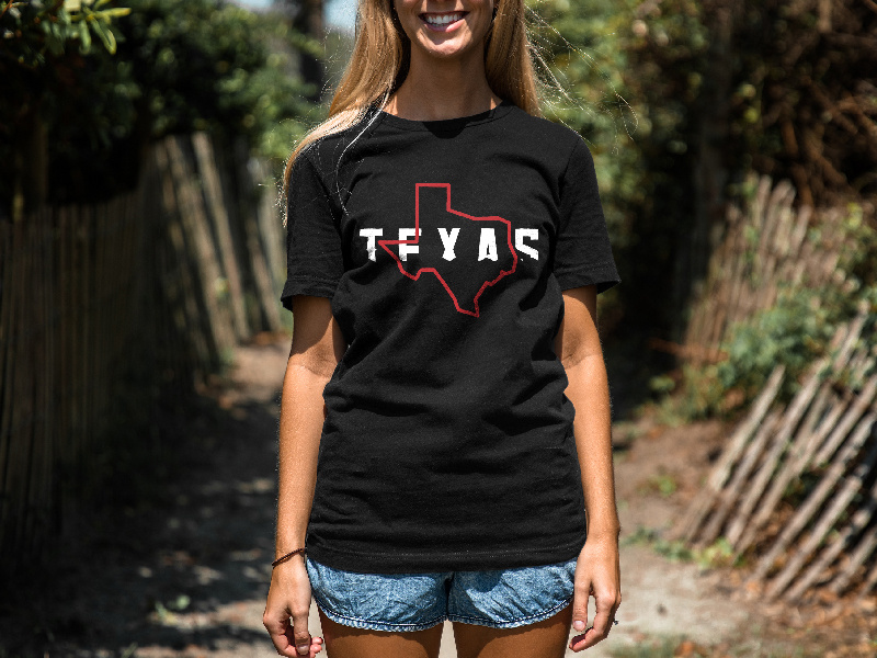 Texas: Hurricane Harvey illustration cause print apparel shirt state flood houston hurricane harvey hurricane texas