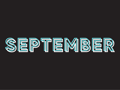 September is Almost Up! by Jake Lutz on Dribbble