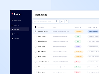 Admin CRM Dashboard