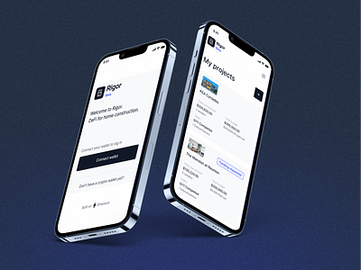 Rigor — Mobile add project blockchain crypto product invite people login mobile platform ui ux ux design wallet web web3