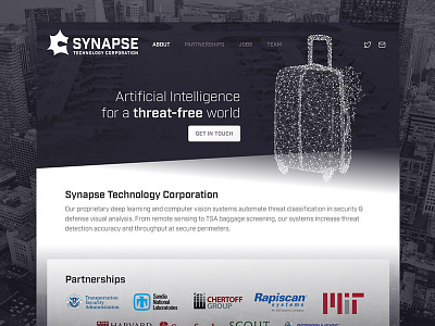 Synapse Website front end web design webflow