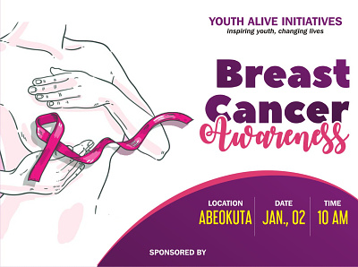 BREAST Cancer Awareness design illustration illustrator typography
