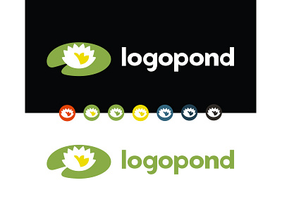 Newlogopondlogos branding customized identity logopond logos type