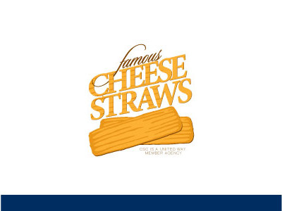 Cheese Straws -WIP brand branding cheese design drawing font illustration logo straws type