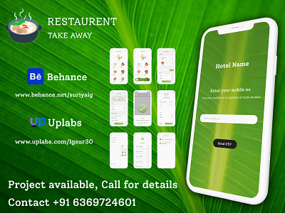 Restaurent Take Away app designer life hotel light mobile restaurent takeaway trend ui uiux