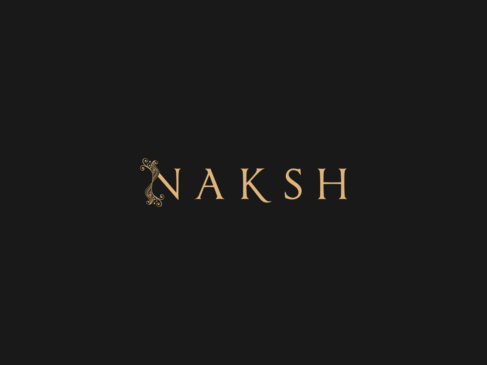 Naksh brand identity logo logo design