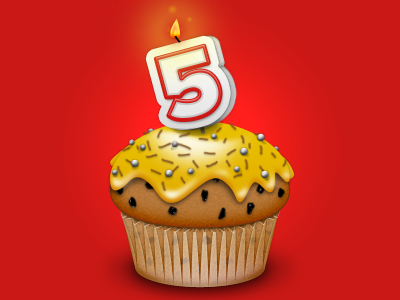 5 year anniversary cupcake anniversary cupcake vi company