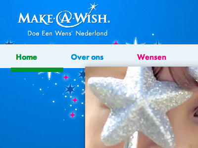 Make-A-Wish Homepage futura