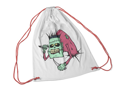 Backpack Design. Monster