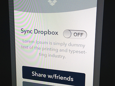 Dropbox Feature 7 app clean clean ui design grey greyscale ios ios7 iphone simple ui ui design white ui