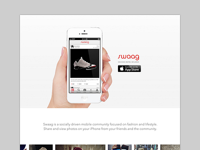 Swaag - Landing Page