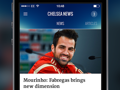 New Feed article chelsea design feed news sports