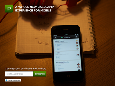 Paisly Splash android basecamp green ios iphone paisly retina splash testing website