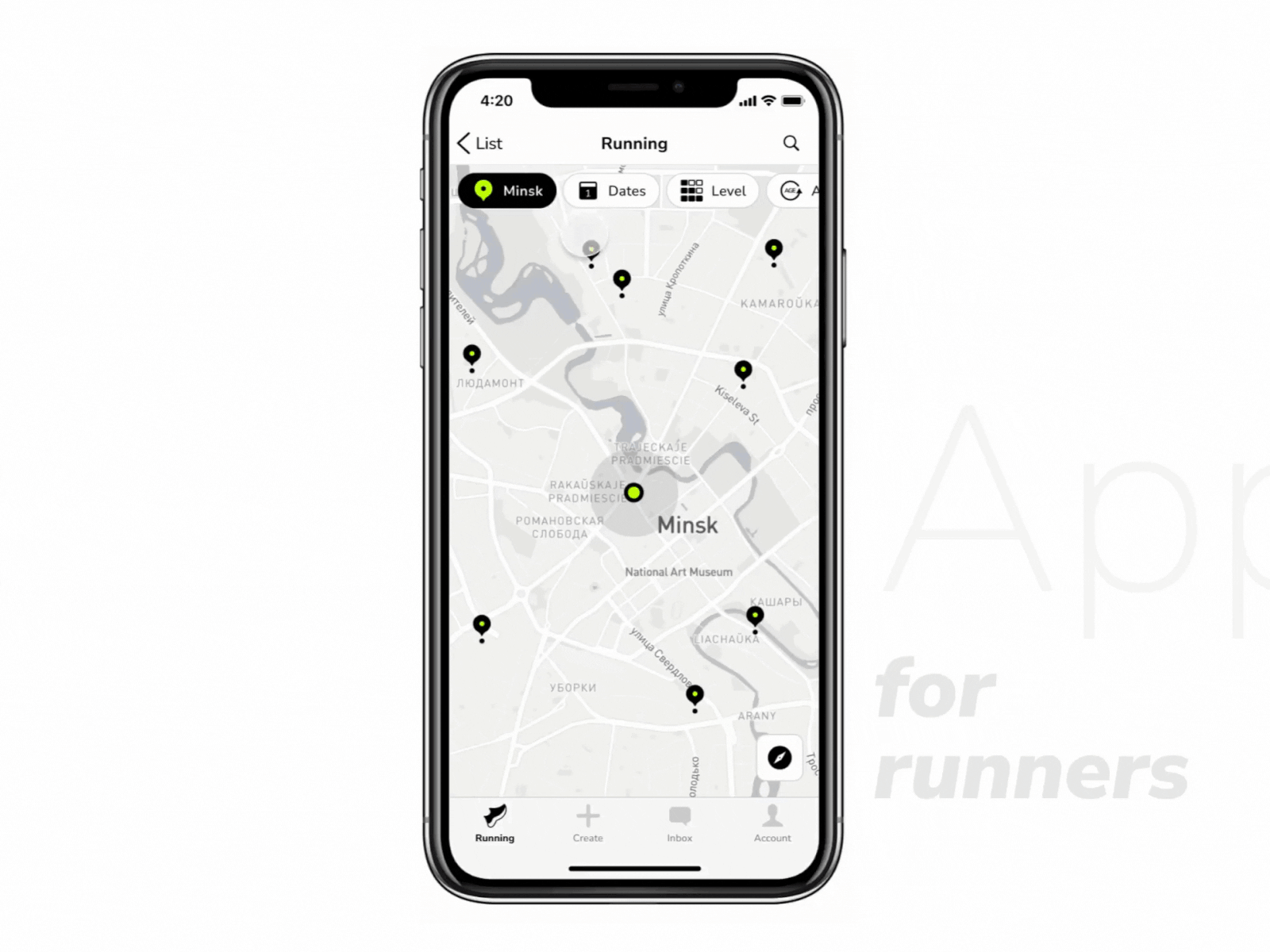 App for runners animation aplication app animation app design design ios ios app design runners ui ux