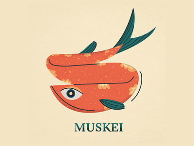 MUSKEI colour colour palette design flat art illustration illustrator logo ui vector