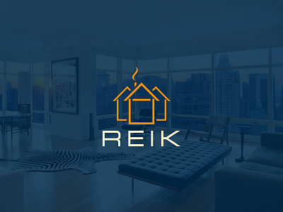 REIK apartment branding design estate home house houses identity logo real reik