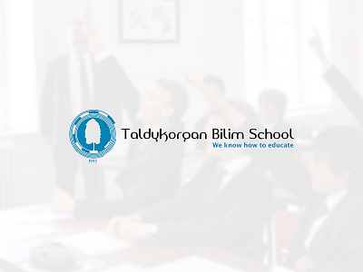 Taldykorgan KTL bilim blue brand branding design identity innovation katev ktl logo school taldykorgan