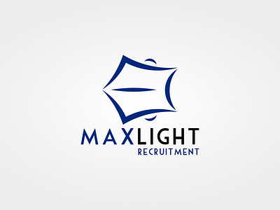 Maxlight Recruitment 2 brand case hiring identity job light logo max maxlight recruitment