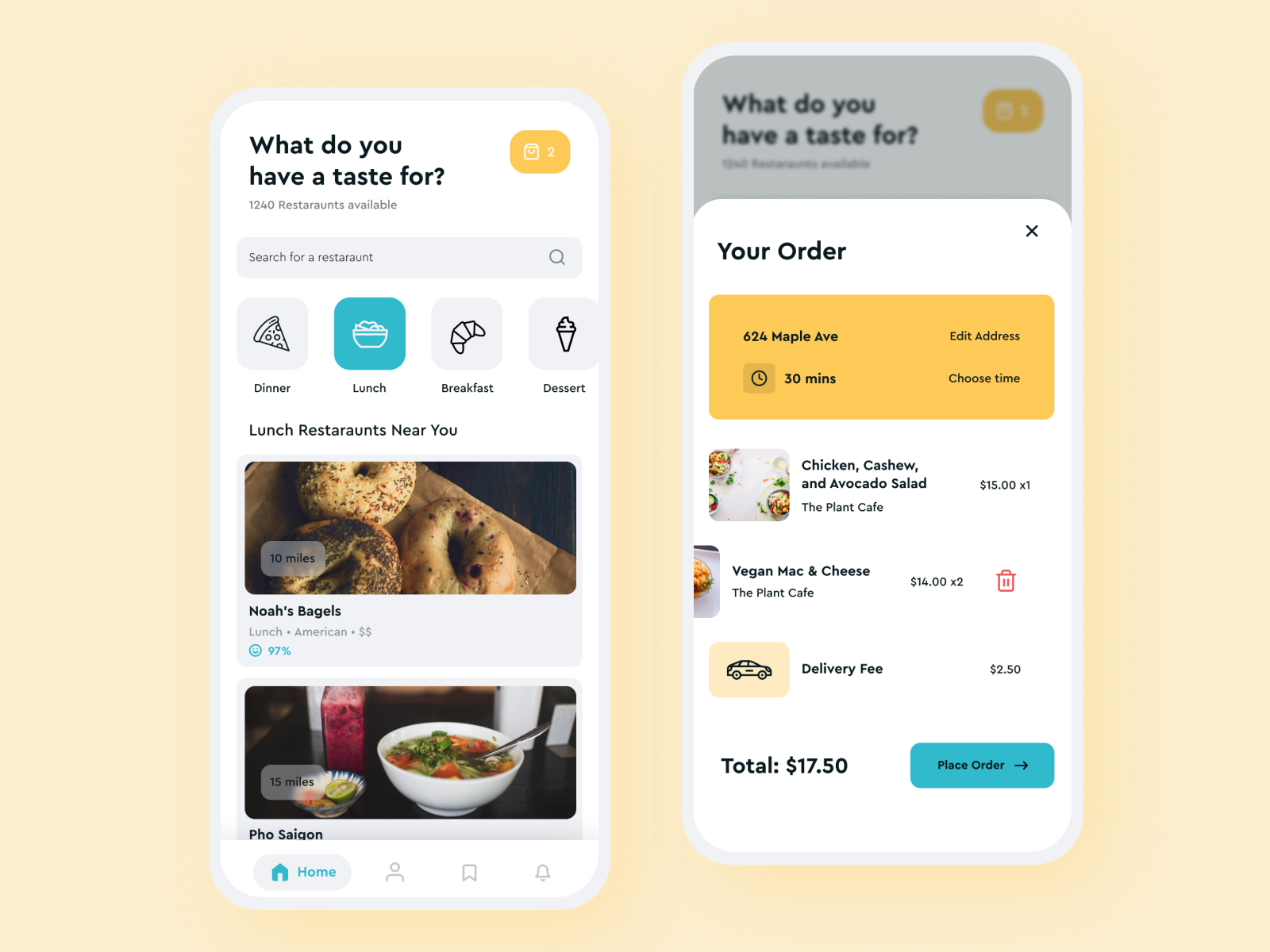 Food Delivery App by Rahul Patil on Dribbble